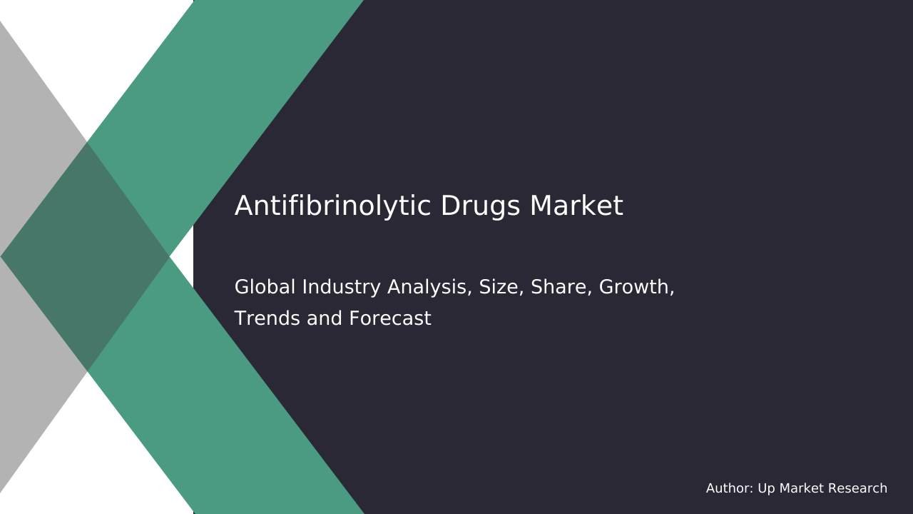 Antifibrinolytic Drugs Market